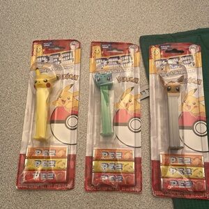 Pokémon pez candy and dispenser